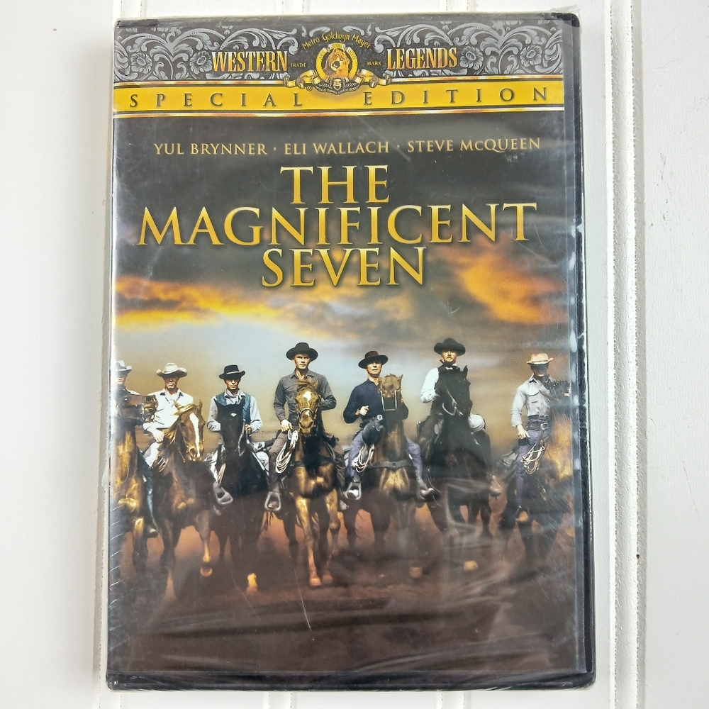 THE MAGNIFICENT SEVEN DVD Movie NEW SEALED Steve McQueen Charles Bronson Western